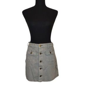 altar'd state A-Line Cargo Skirt XS Gray